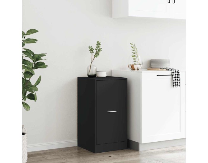 Sonata Dulap de farmacie, negru, 40x41x77,5 cm, lemn prelucrat