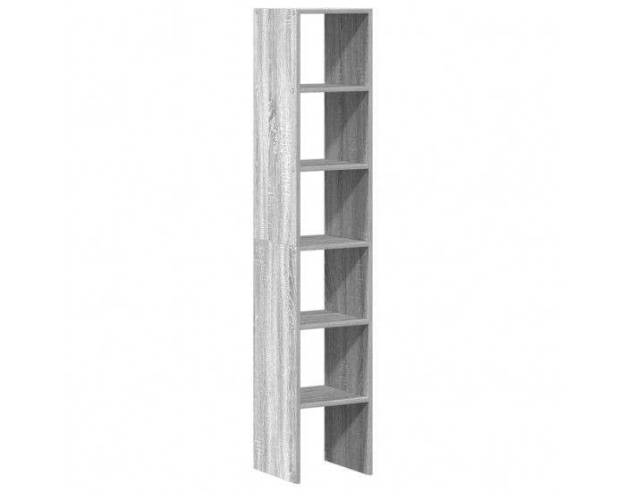 Sonata H Библиотеки 2 бр стифиращи сив сонома 30x30x80см инженерно дърво