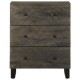 Sonata Bufete 2 buc Negru 60x33x75 cm Lemn masiv Mango