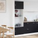 Sonata H Микровълнов кабинет с рафт Riga Черен дъб 60 x 57 x 207 см