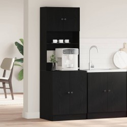 Sonata H Кухненски шкаф Черен дъб 60 x 50 x 180 см Инженерно дърво - Module Sonata