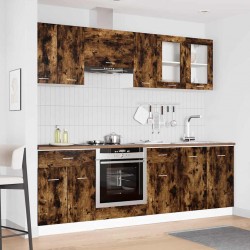 Sonata H Комплект кухненски шкафове с чекмедже Lyon 8 pcs Опушен дъб - Bucătării modulare