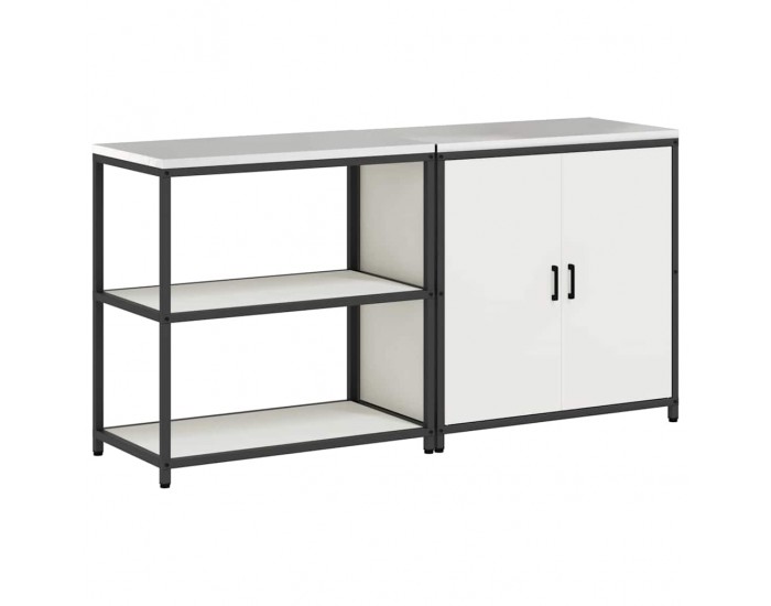 Sonata H Комплект за кухненско съхранение 2 pcs Бяло 180 x 50 x 92 см