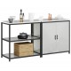 Sonata H Комплект за кухненско съхранение 2 pcs Сив 180 x 50 x 92 см