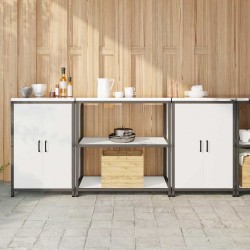 Sonata H Комплект за кухненско съхранение 3 pcs Бял 210 x 50 x 92 см - Bucătării modulare