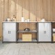 Sonata H Комплект за кухненско съхранение 3 pcs Сив 210 x 50 x 92 см