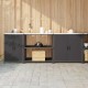 Sonata H Комплект за кухненско съхранение 3 pcs Черно 240 x 50 x 92 см