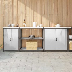Sonata H Комплект за кухненско съхранение 3 pcs Сив 240 x 50 x 92 см - Bucătării modulare