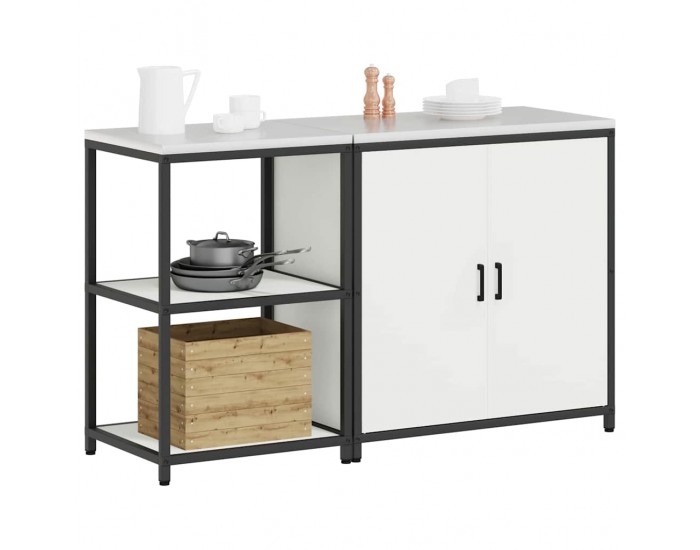 Sonata H Комплект за кухненско съхранение 2 pcs Бяло 150 x 50 x 92 см