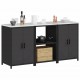Sonata H Комплект за кухненско съхранение 3 pcs Черно 180 x 50 x 92 см