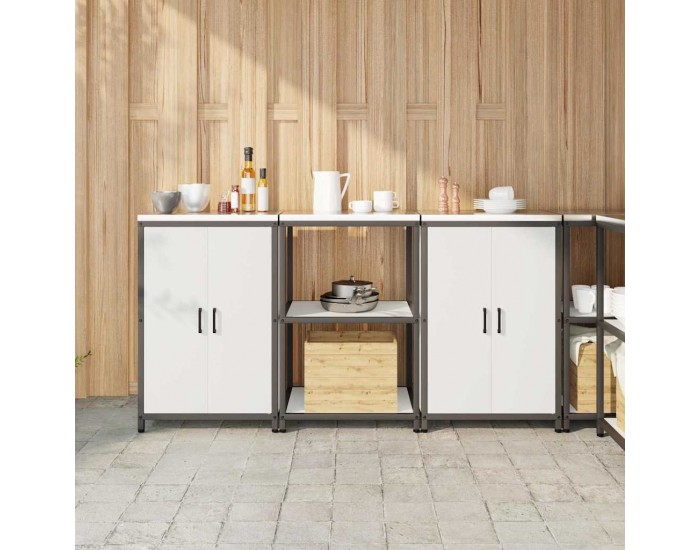 Sonata H Комплект за кухненско съхранение 3 pcs Бял 180 x 50 x 92 см