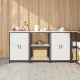 Sonata H Комплект за кухненско съхранение 3 pcs Бял 180 x 50 x 92 см