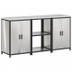 Sonata H Комплект за кухненско съхранение 3 pcs Сив 180 x 50 x 92 см