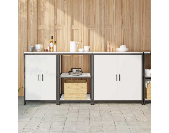 Sonata H Комплект за кухненско съхранение 3 pcs Бяло 210 x 50 x 92 см