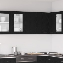Sonata H Висящ шкаф с рафт Черен дъб 50 x 31 x 60 см Инженерно дърво - Bucătării modulare
