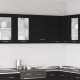 Sonata H Висящ шкаф с рафт Черен дъб 50 x 31 x 60 см Инженерно дърво