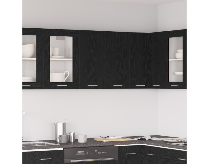 Sonata Dulap suspendat Lyon Stejar Negru 60 x 31 x 60 cm