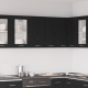 Sonata H Висящ шкаф с рафт Черен дъб 60 x 31 x 60 см Инженерно дърво