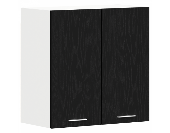 Sonata H Висящ шкаф с рафт Черен дъб 60 x 31 x 60 см Инженерно дърво