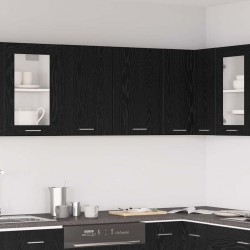Sonata H Висящ шкаф с рафт Черен дъб 80 x 31 x 60 см Инженерно дърво - Bucătării modulare