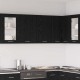 Sonata H Висящ шкаф с рафт Черен дъб 80 x 31 x 60 см Инженерно дърво