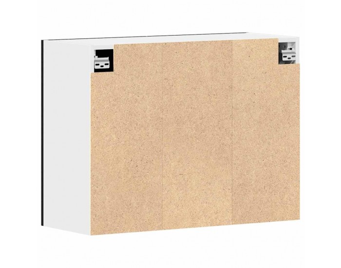 Sonata H Висящ шкаф с рафт Черен дъб 80 x 31 x 60 см Инженерно дърво