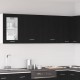 Sonata H Висящи шкафове 2 pcs Черен дъб 100 x 31 x 60 см Инженерно дърво