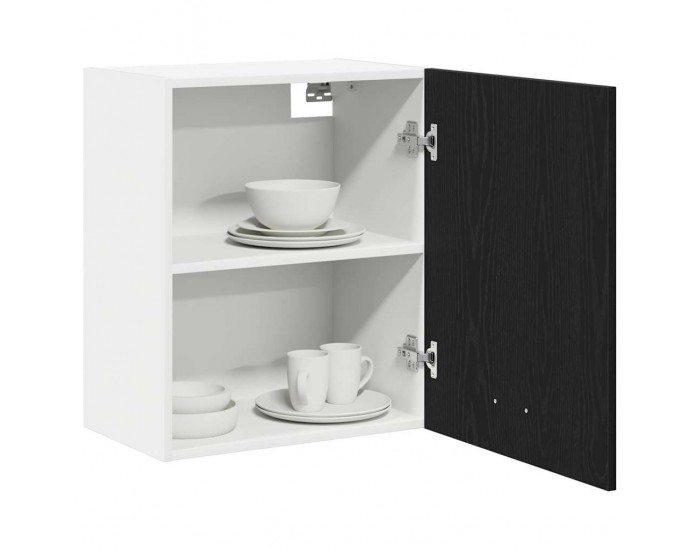 Sonata H Висящи шкафове 2 pcs Черен дъб 100 x 31 x 60 см Инженерно дърво