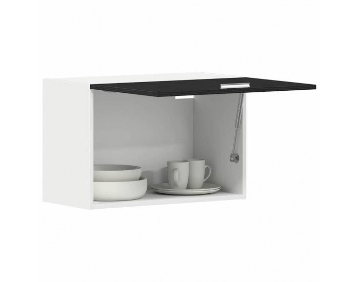 Sonata H Висящ шкаф с врата Черен дъб 60 x 31 x 60 см Инженерно дърво