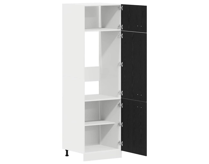 Sonata Dulap suspendat Lyon Stejar Negru 60 x 31 x 207 cm