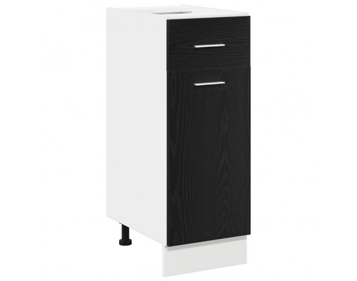 Sonata H Шкаф с чекмедже отдолу с чекмедже Черен дъб 30 x 46 x 81.5 см