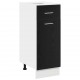 Sonata H Шкаф с чекмедже отдолу с чекмедже Черен дъб 30 x 46 x 81.5 см