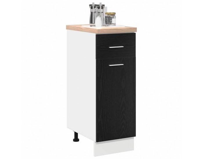 Sonata H Шкаф с чекмедже отдолу с чекмедже Черен дъб 30 x 46 x 81.5 см