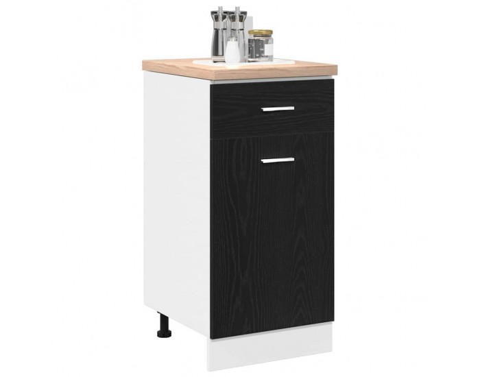 Sonata H Шкаф с чекмедже отдолу с чекмедже Черен дъб 40 x 46 x 81.5 см