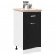 Sonata H Шкаф с чекмедже отдолу с чекмедже Черен дъб 40 x 46 x 81.5 см