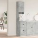 Sonata H Кухненски шкаф с чекмедже Сив 35 x 50 x 180 см Инженерно дърво