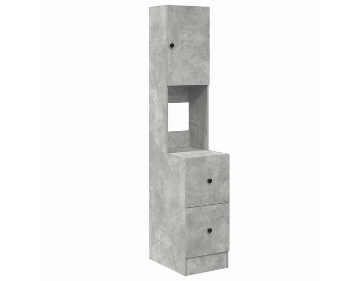 Sonata H Кухненски шкаф с чекмедже Сив 35 x 50 x 180 см Инженерно дърво
