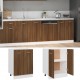 Sonata H Долен шкаф Lyon кафяв дъб 60x46x81,5 см, инженерно дърво