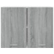 Sonata Dulap suspendat “Lyon”, gri sonoma, 80x31x60 cm, lemn prelucrat