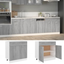 Sonata H Долен шкаф с чекмедже Lyon сив сонома 80x46x81,5 см - Bucătării modulare