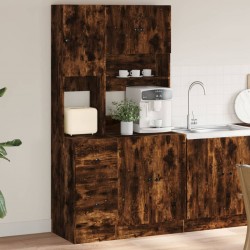 Sonata H Кухненски шкаф, опушен дъб, 95x50x180 см, инженерно дърво - Module Sonata