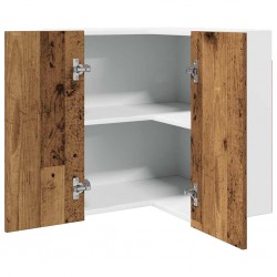 Sonata H Ъглов шкаф за окачване Lyon, старо дърво, 57x57x60 см, инженерно дърво - Module Sonata