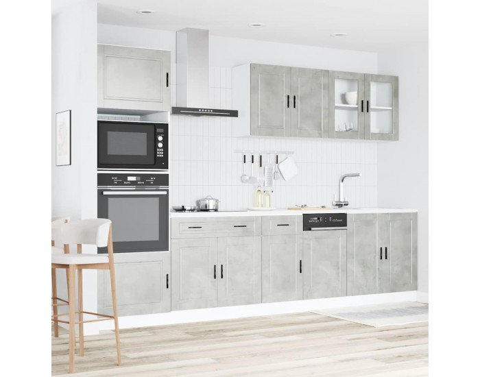 Sonata H Комплект кухненски шкафове от 7 части Kalmar, инженерно дърво