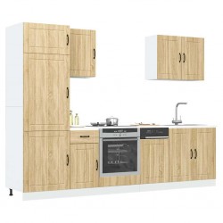 Sonata H Комплект кухненски шкафове от 7 части Lucca, инженерно дърво - Bucătării modulare