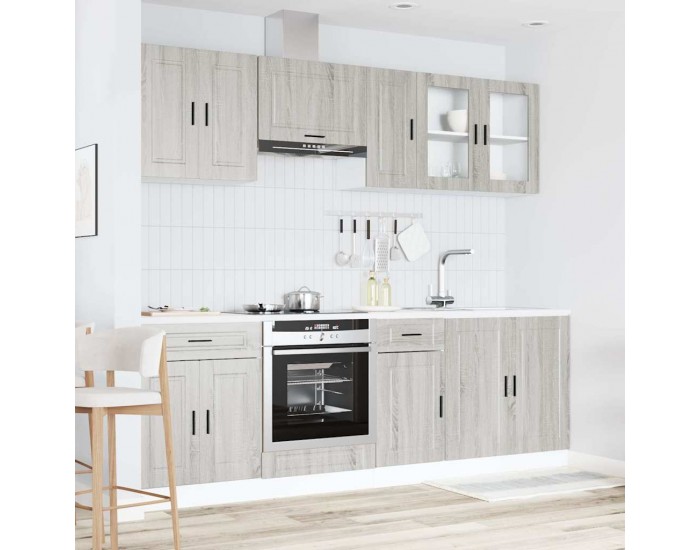 Sonata H Комплект кухненски шкафове от 8 части Kalmar, инженерно дърво