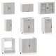 Sonata Set de dulapuri de bucătărie 8 piese „Kalmar” lemn Sonoma gri