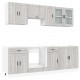 Sonata H Комплект кухненски шкафове от 8 части Kalmar, инженерно дърво
