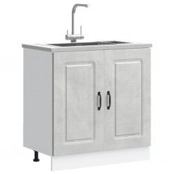 Sonata H Шкаф за мивка, Kalmar, бетонно сив 80x46x81,5см инженерно дърво - Module Sonata