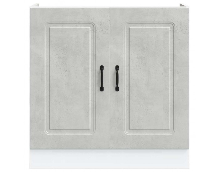 Sonata H Шкаф за мивка, Kalmar, бетонно сив 80x46x81,5см инженерно дърво