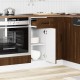 Sonata H Кухненски шкаф, Kalmar, кафяв дъб, инженерно дърво